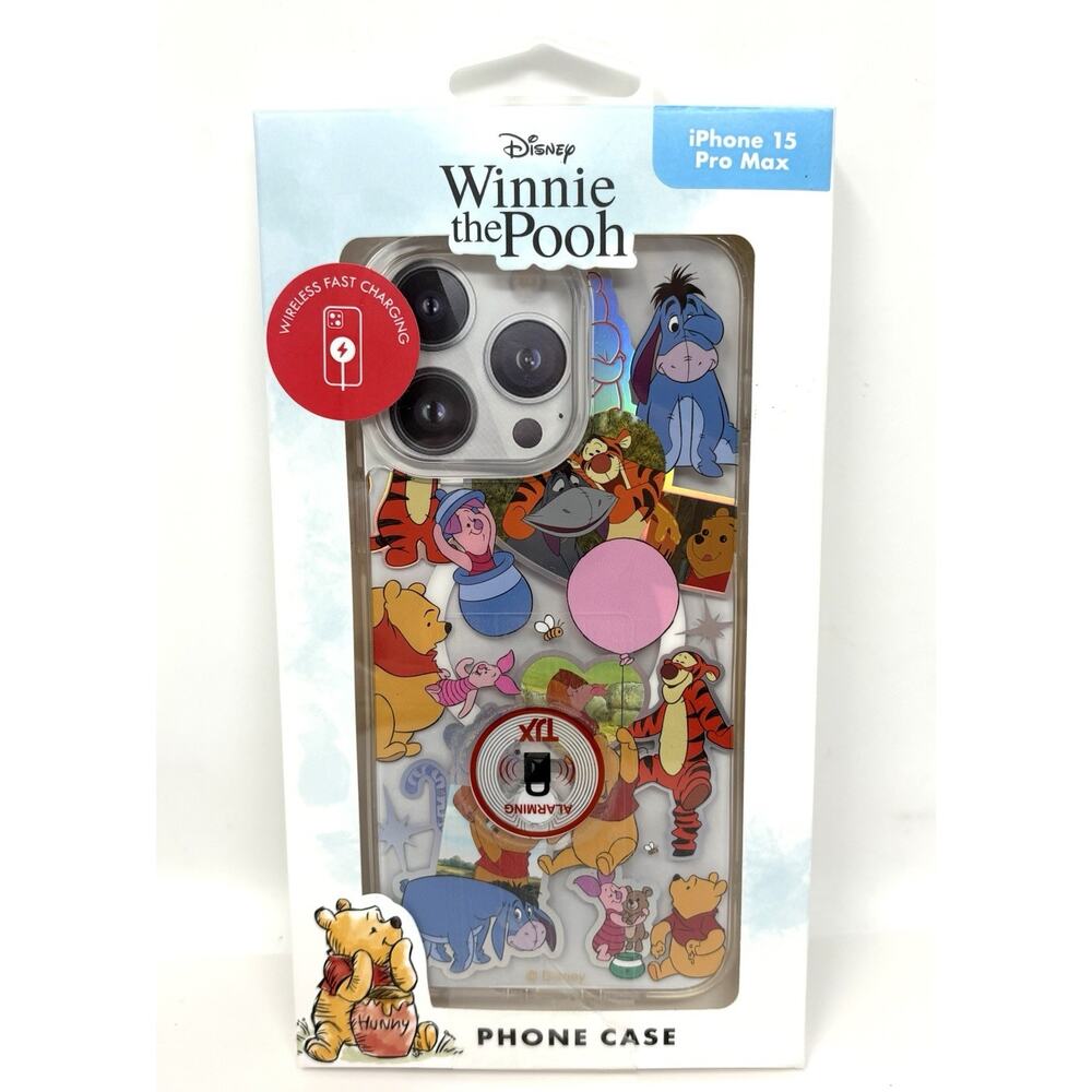 Disney Winnie the Pooh Tigger Eeyore Piglet iPhone 15 Pro Max Case Skinny Dip